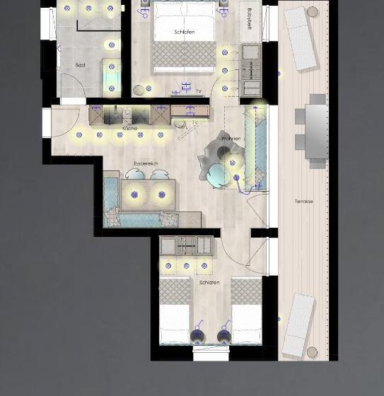 Люкс 2 Спальни, Siplinger Suites Ferienwohnungen Sauna Und Fitness