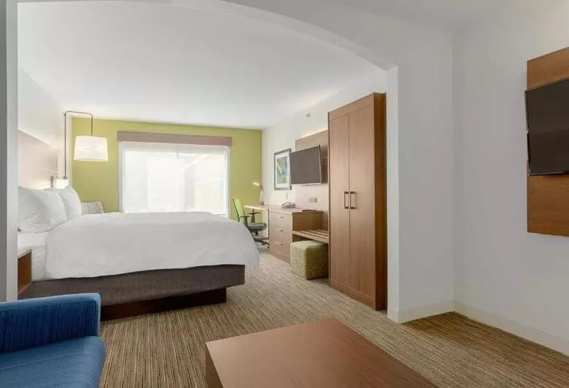キングサイズベッドのスイートルーム, Holiday Inn Express Hotel & Suites Binghamton University Vestal, An Ihg