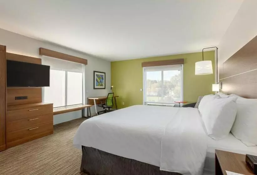 身障者適用キングサイズベッドルーム, Holiday Inn Express Hotel & Suites Binghamton University Vestal, An Ihg