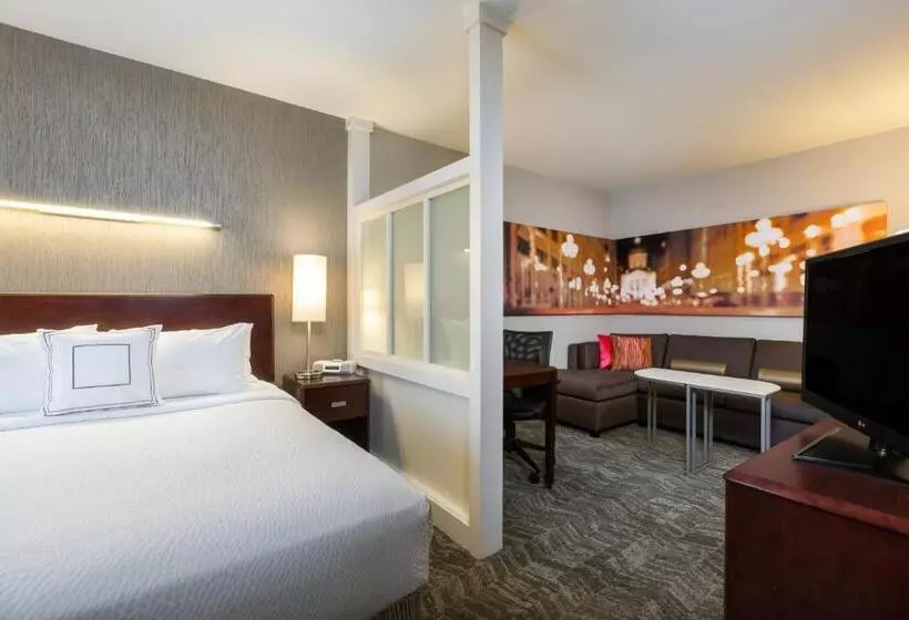 キングサイズベッドのスイートルーム, Springhill Suites Indianapolis Fishers