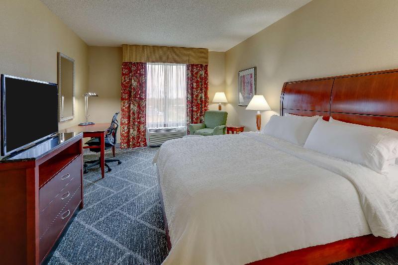 חדר סטנדרט עם מיטת קינג, Hilton Garden Inn Indianapolis Airport