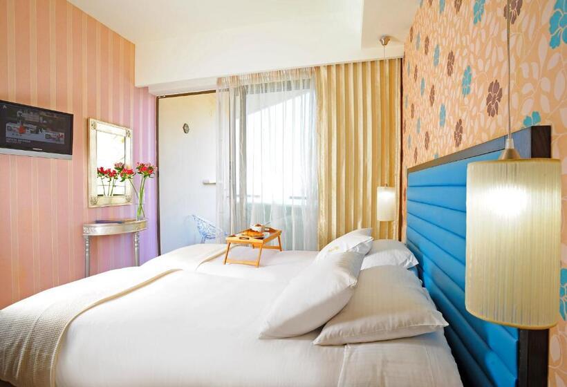 דירה בת חדר שינה 1 צדדית נוף לים, Steris Elegant Beach Hotel & Apartments