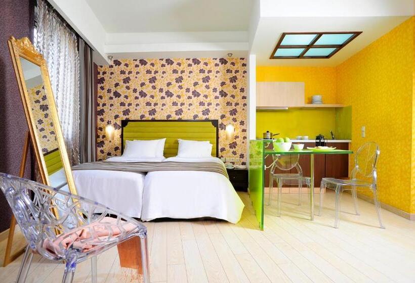 스탠다드 스튜디오 측면 바다 전망, Steris Elegant Beach Hotel & Apartments