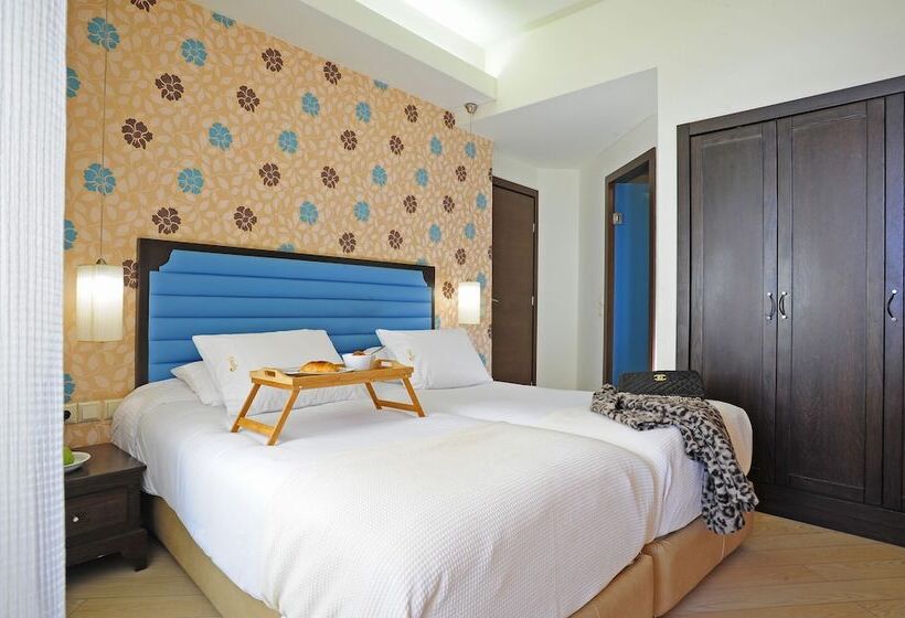 דירה בת חדר שינה 1 צדדית נוף לים, Steris Elegant Beach Hotel & Apartments