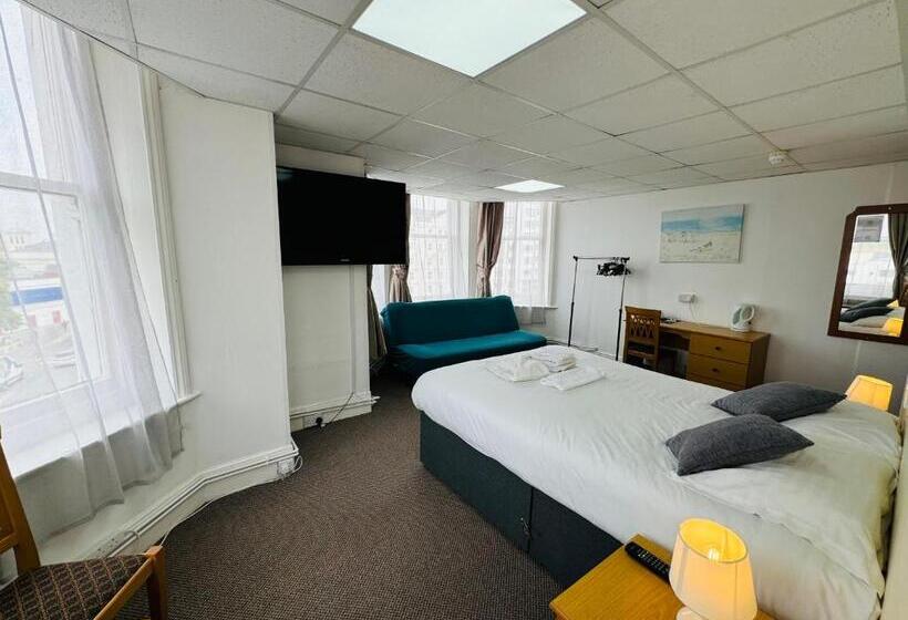 חדר דחוקס עם מיטת קינג, Carlton Court Hotel Eastbourne