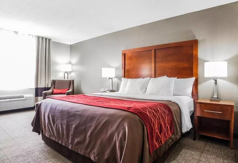 キングサイズベッドのスタンダードルーム, Comfort Inn & Suites Moberly