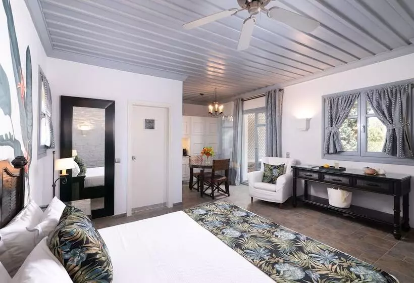 庭の見えるジュニアスイート, Porto Kea Suites By Sandglass