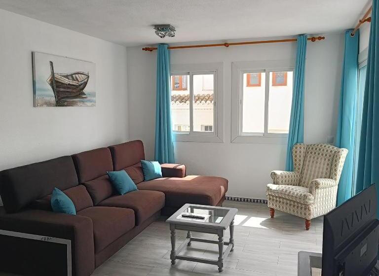 침실 1개 바다 전망 아파트, Duquesa Harbour Club Apart