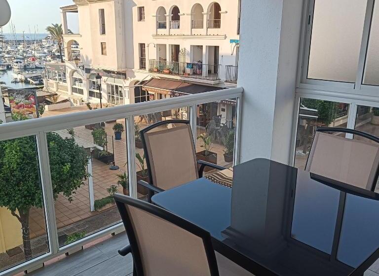 침실 1개 바다 전망 아파트, Duquesa Harbour Club Apart