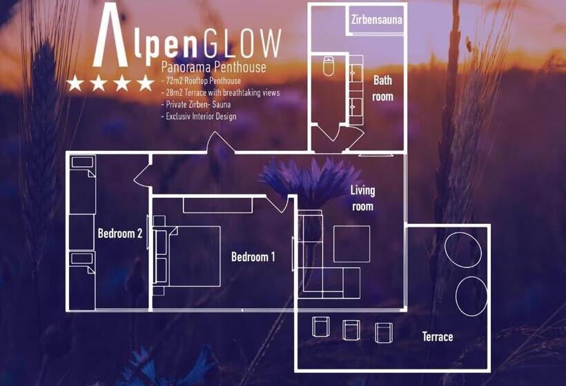 ペントハウス２ベッドルームアパート, Active By Leitner S