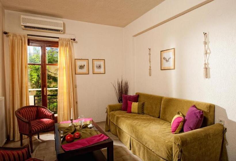 套房带园景, Malia Mare