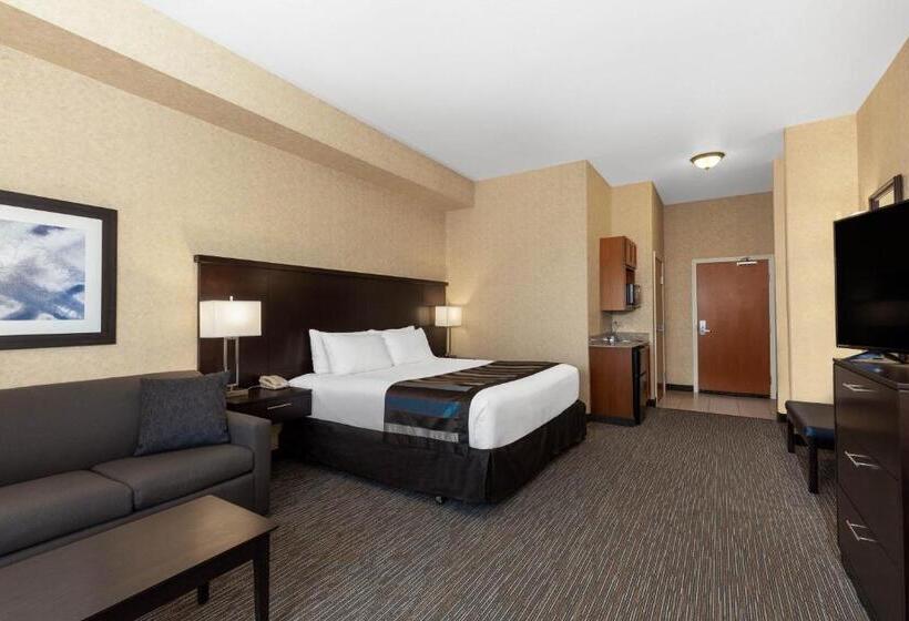 带大床的标准间, Wingate By Wyndham Moses Lake