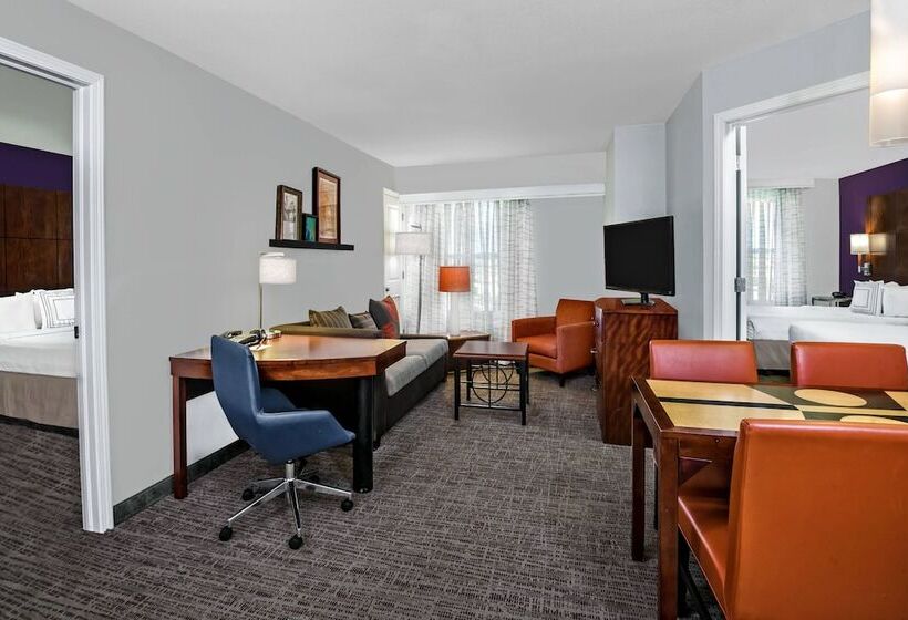 带2个卧室的套房, Residence Inn By Marriott San Antonio Seaworld/lackland