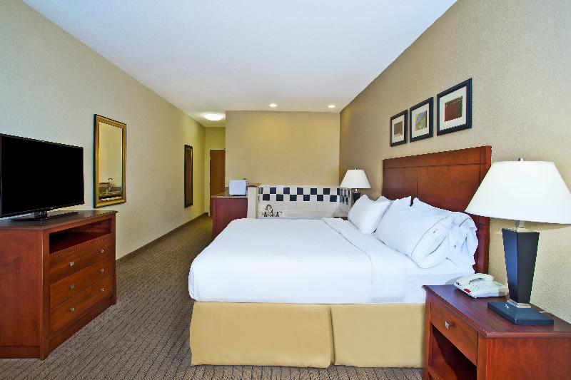 מיטת קינג בסוויטה, Holiday Inn Express Hotel & Suites East Lansing, An Ihg