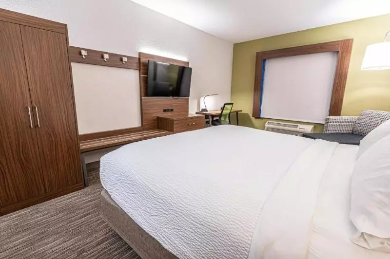 身障者適用キングサイズベッドルーム, Holiday Inn Express Hotel & Suites East Lansing, An Ihg