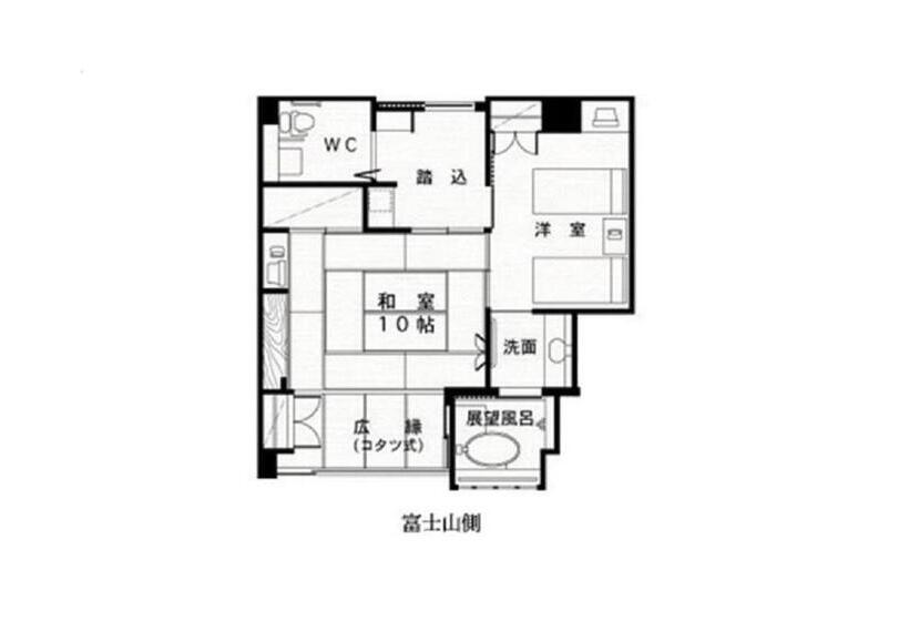 اتاق استاندارد در طبقه همکف, Oike