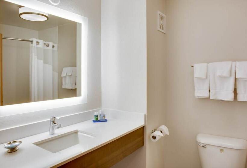 מיטת קינג בסוויטה, Holiday Inn Express Hotel & Suites Chickasha, An Ihg