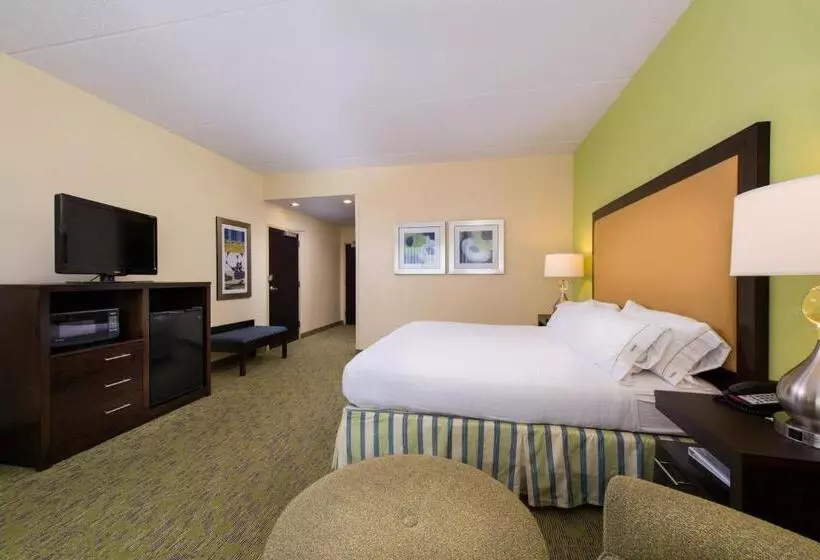 身障者適用キングサイズベッドルーム, Holiday Inn Express And Suites Dickson City, An Ihg