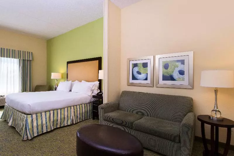 キングサイズベッドのスイートルーム, Holiday Inn Express And Suites Dickson City, An Ihg