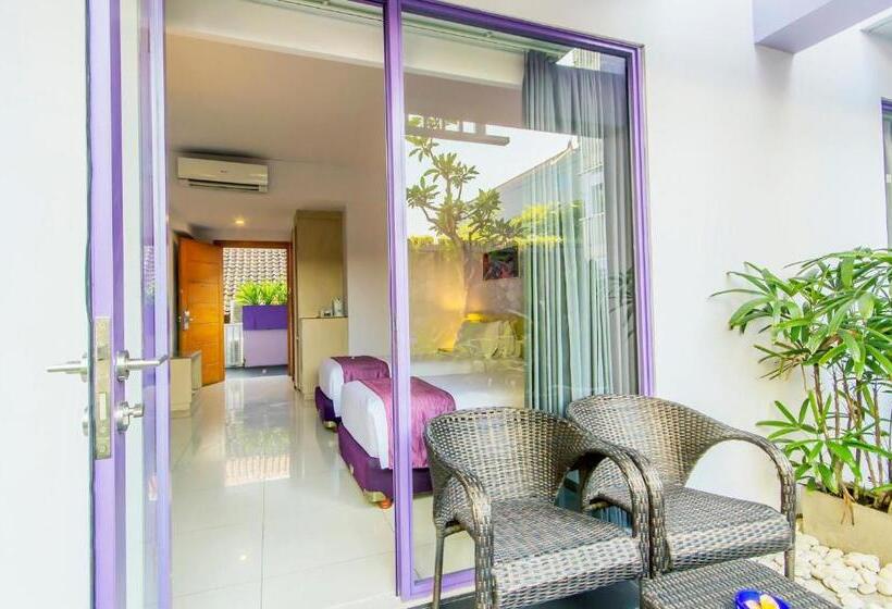 غرفة ديلوكس, Conjioo Hotel Kuta Managed By Mhm