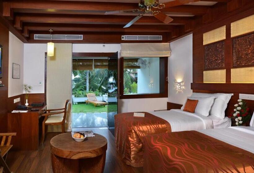 חדר דלוקס, Gokulam Grand Turtle On The Beach