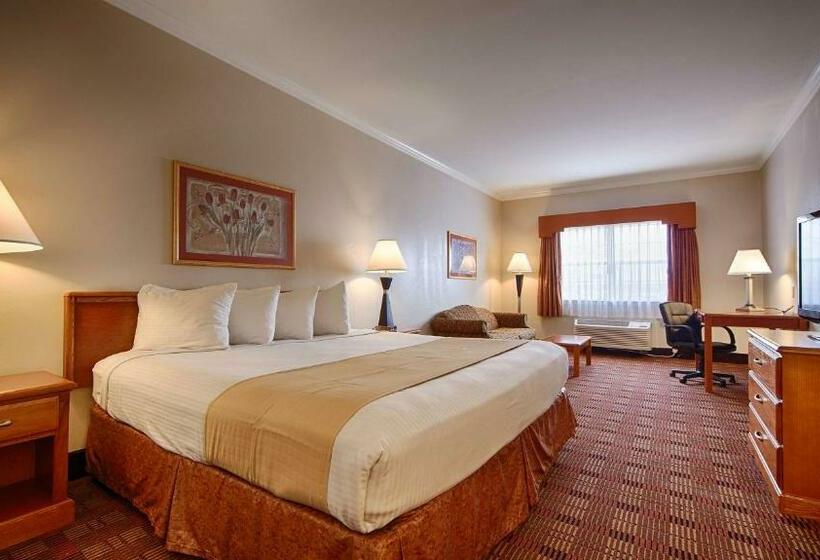 キングサイズベッドのスタンダードルーム, Best Western Clubhouse Inn & Suites