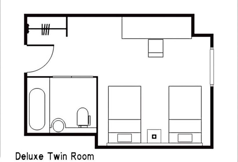 豪华房间, Daiwa Roynet Hotel Hiroshima
