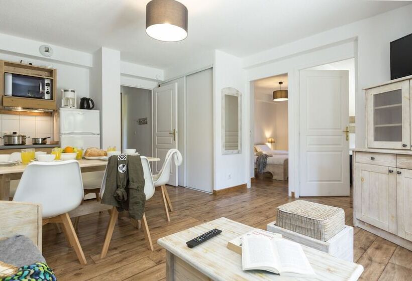 شقة غرفتين, Résidence Odalys Les Chalets De L'arvan Ii