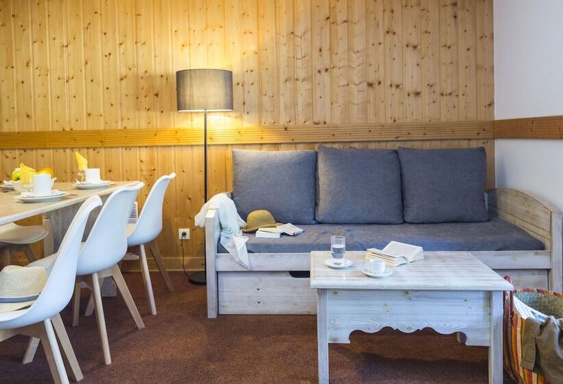 شقة غرفتين, Résidence Odalys Les Chalets De L'arvan Ii