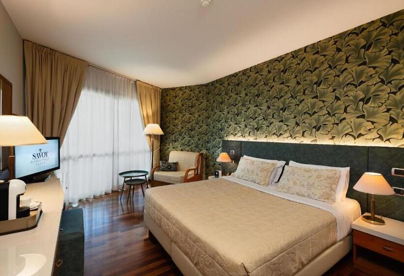 带阳台的标准单人间, Savoy Beach Hotel & Thermal Spa