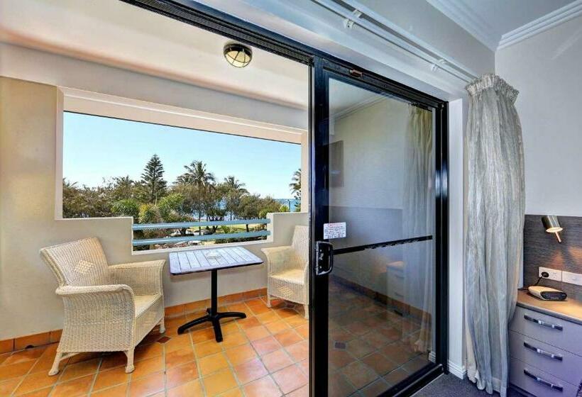 غرفة قياسية مطلّة علي البحر, Kacy's Bargara Beach Motel