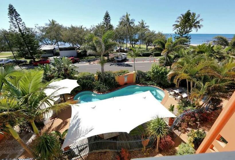 غرفة قياسية مطلّة علي البحر, Kacy's Bargara Beach Motel