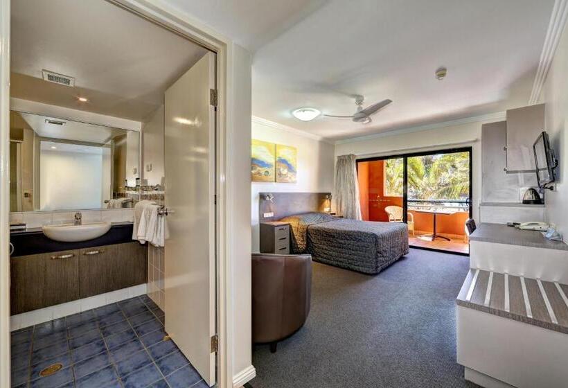 غرفة قياسية مطلّة علي البحر, Kacy's Bargara Beach Motel