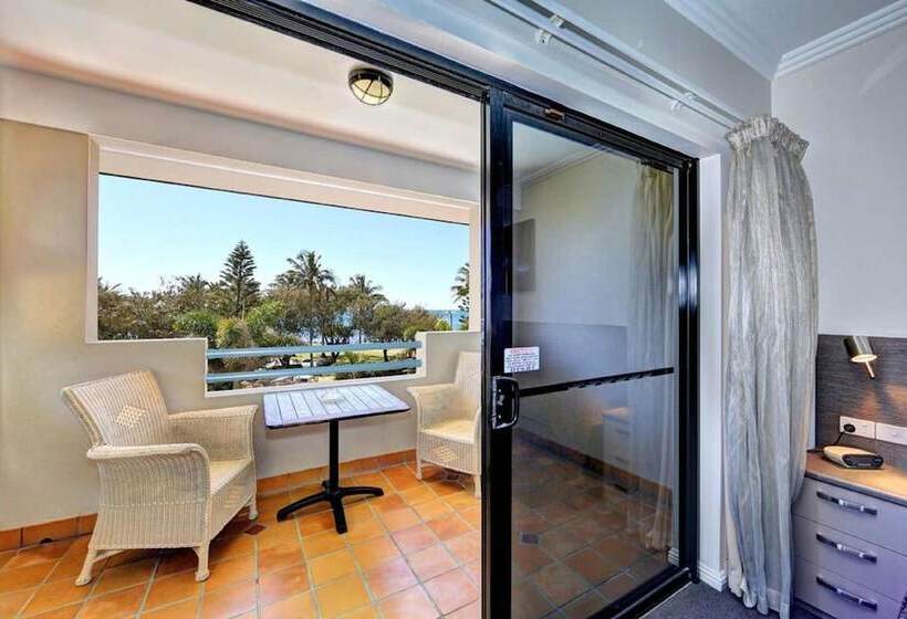 غرفة قياسية مطلّة علي البحر, Kacy's Bargara Beach Motel