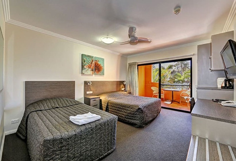 غرفة قياسية مطلّة علي البحر, Kacy's Bargara Beach Motel