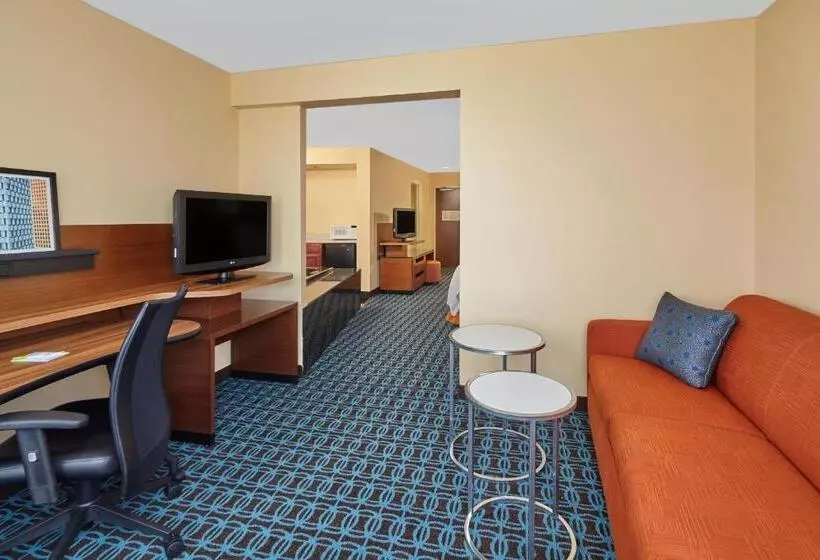 キングサイズベッドのスイートルーム, Fairfield Inn And Suites Chicago Lombard