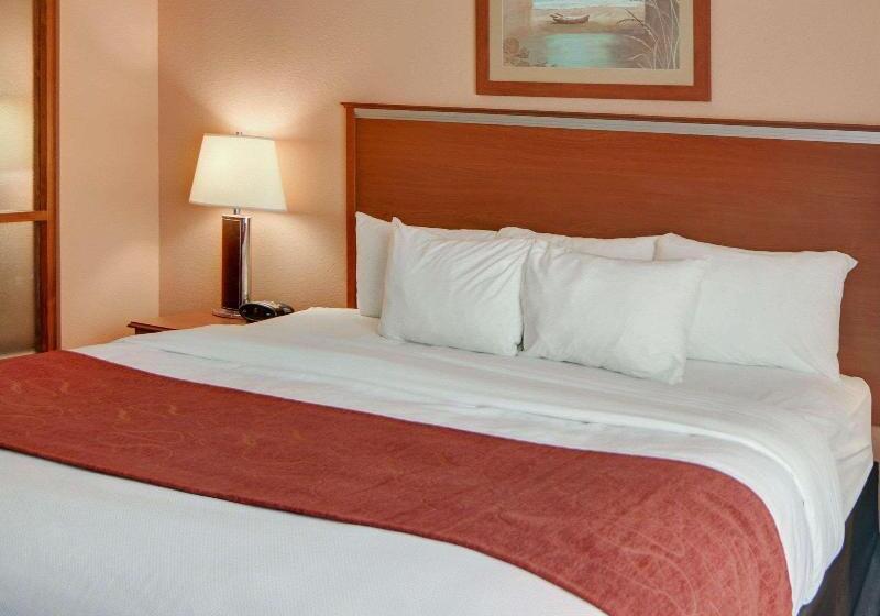 Люкс Кровать Кинг, Quality Suites Near Cedar Creek Lake