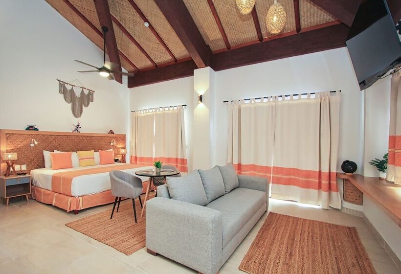 디럭스 룸, Binniguenda Huatulco & Beach Club