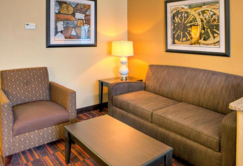 מיטת קינג בסוויטה, Holiday Inn Express And Suites Granbury, An Ihg