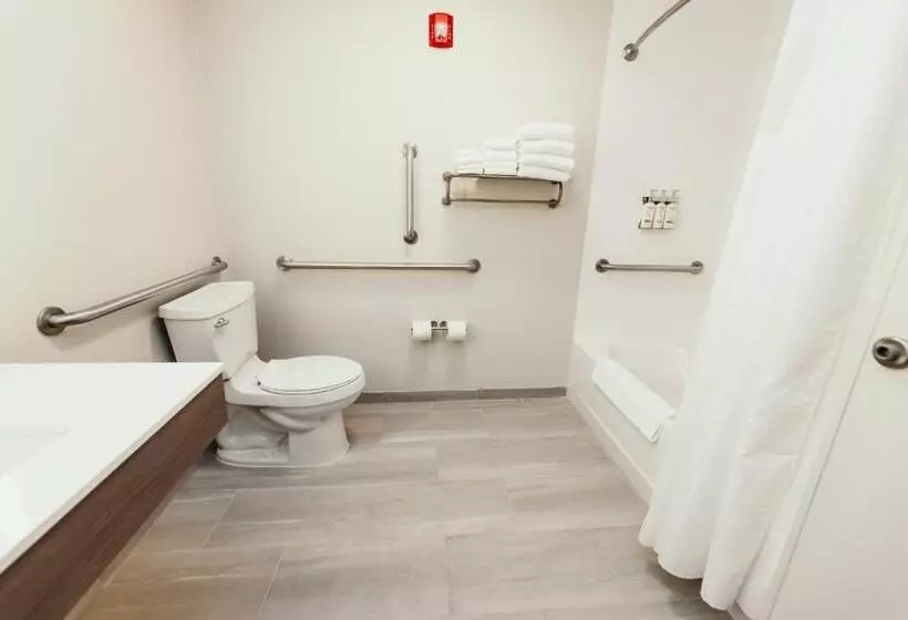 身障者適用キングサイズベッドルーム, Holiday Inn Express And Suites Urbandale Des Moines, An Ihg