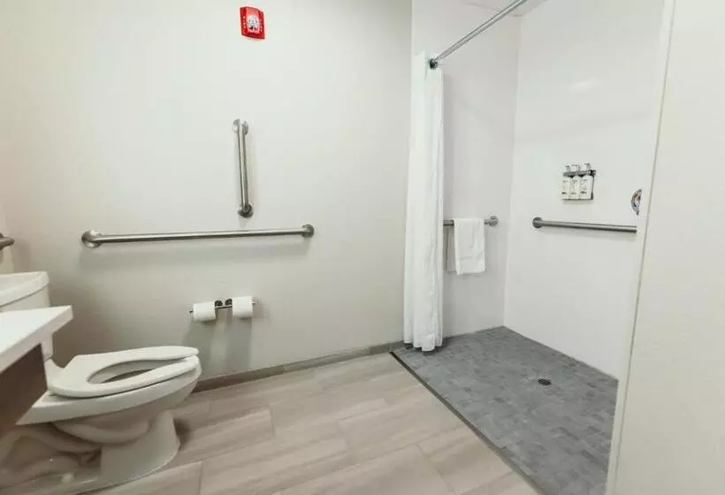 身障者適用キングサイズベッドルーム, Holiday Inn Express And Suites Urbandale Des Moines, An Ihg