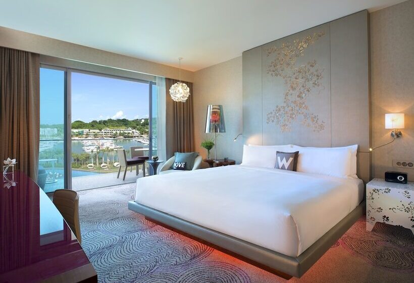 اتاق استاندارد با تخت دوبل, W Singapore  Sentosa Cove