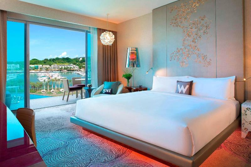 اتاق استاندارد با تخت بزرگ, W Singapore  Sentosa Cove