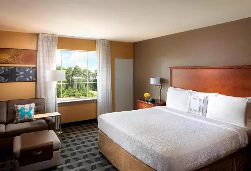 キングサイドベッドのスタンダードワンルーム, Towneplace Suites Houston North/shenandoah