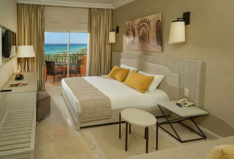 اتاق اساندارد با چشمانداز جانبی به دریا, El Ksar Resort & Thalasso