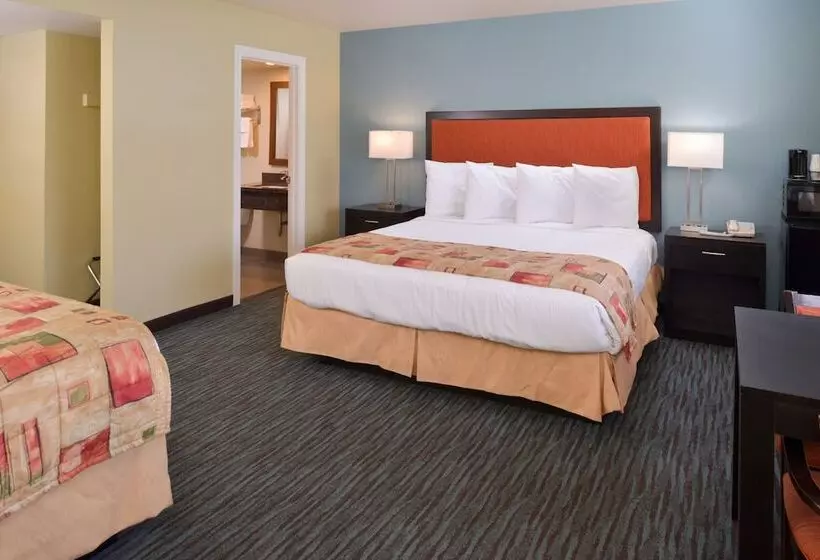 2ダブルベッドのスタンダードルーム, Bay View Inn Morro Bay