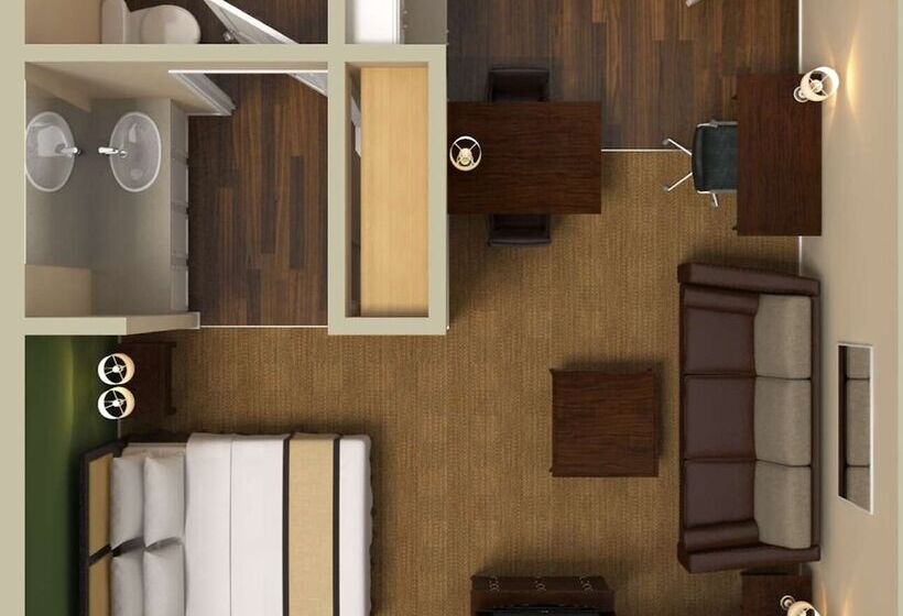 إستوديو ديلوكس, Extended Stay America Select Suites   Chicago   Lombard   Oakbrook