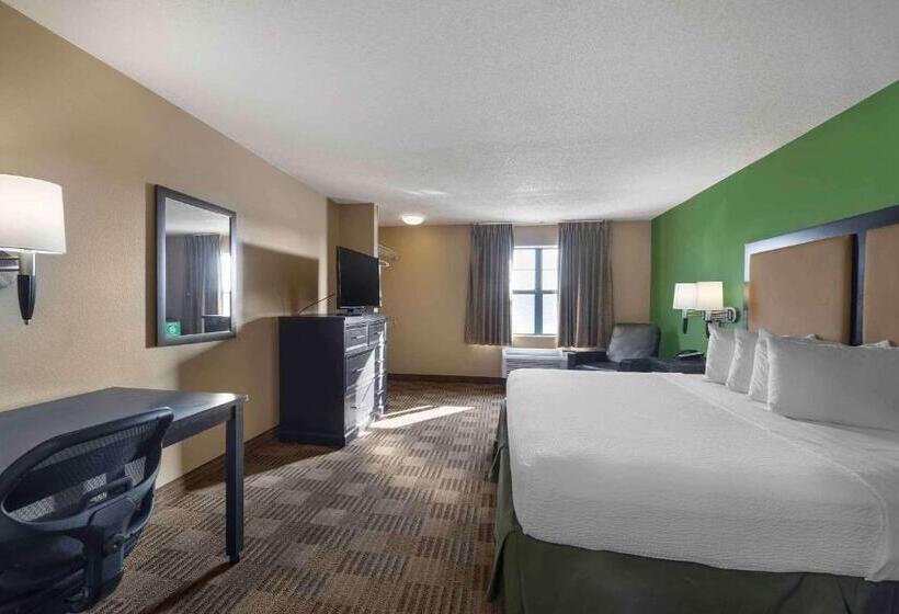 带大床的标准工作室, Extended Stay America Suites  Oklahoma City  Airport