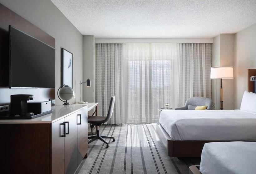 带2个双人床的标准工作室, Renaissance Dallas Richardson