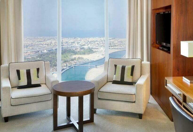 اتاق لوکس با تخت بزرگ, JW Marriott Marquis Hotel Dubai